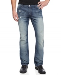 Accent your hip urban style with these slim-fit jeans from INC. Accent your hip urban style with these slim-fit jeans from INC.