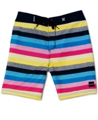Catch a wave in rad beach style. These swim shorts from Hurley are your summer style staple. Catch a wave in rad beach style. These swim shorts from Hurley are your summer style staple.