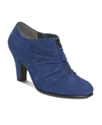 Hot stuff! Aerosoles' Jalapeno shooties embody some of the hottest trends of the season, thanks to their stylish silhouette, zipper hardware and ruched detailing. Hot stuff! Aerosoles' Jalapeno shooties embody some of the hottest trends of the season, thanks to their stylish silhouette, zipper hardware and ruched detailing.
