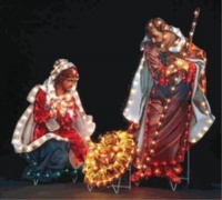 Fontanini by Roman Holy Family Lighted Yard Art 3-Piece 48-Inch Fontanini by Roman Holy Family Lighted Yard Art 3-Piece 48-Inch