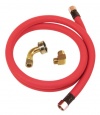 Whirlpool W10278627RP Universal Dishwasher Hose Kit, 6 Foot