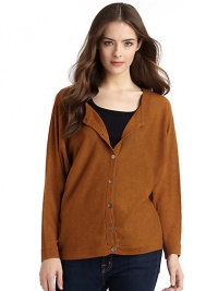 THE LOOKRibbed bateau necklineDolman sleevesButton-down back placketRibbed hem and cuffsTHE FITAbout 26 from shoulder to hemTHE MATERIALCashmereCARE & ORIGINDry cleanImported THE LOOKRibbed bateau necklineDolman sleevesButton-down back placketRibbed hem and cuffsTHE FITAbout 26 from shoulder to hemTHE MATERIALCashmereCARE & ORIGINDry cleanImported