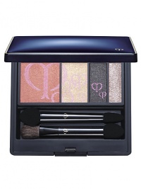 This shadow collection highlights and defines eyes with the ultimate in color sophistication and luxury care. Light reflecting technology enhances natural eye area contours.Finish is silky and flawless, resistant to smudging, creasing and fading. New signature blue refillable compact with the choice of 7 exquisite eye color quad refills. Key Benefits and Ingredients: -Argan Tree Oil provides smooth application and wear.