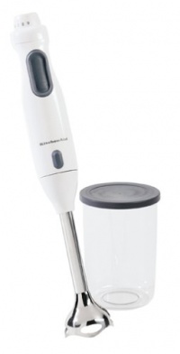 KitchenAid KHB100WH Immersion Hand Blender, White KitchenAid KHB100WH Immersion Hand Blender, White