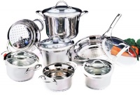 BergHOFF Tulip 12-Piece Glass Covered Cookware Set BergHOFF Tulip 12-Piece Glass Covered Cookware Set