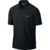 Lightweight Color Block Polo, Black, Small