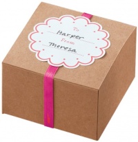 Martha Stewart Crafts Vintage Girl Kraft Treat Boxes Martha Stewart Crafts Vintage Girl Kraft Treat Boxes