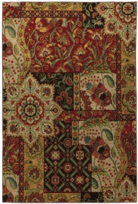 Karastan Carmel Collection Monte Vista Crimson 5'6 X 8'3 Karastan Carmel Collection Monte Vista Crimson 5'6 X 8'3
