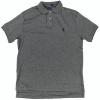 Polo Ralph Lauren Men's Custom Fit Interlock Polo Shirt (Heather Grey)