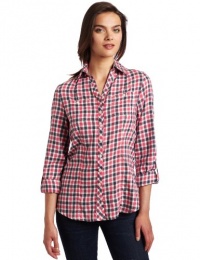 Carhartt Women's Roll Up Sleeve Button Front Flannel Shirt Carhartt Women's Roll Up Sleeve Button Front Flannel Shirt