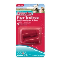 Petrodex Finger Toothbrush Dog and Cat, 2ct
