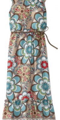 KC Parker Girls 7-16 Printed Crepe Belted Maxi Dress, Multi Daisy, 12 KC Parker Girls 7-16 Printed Crepe Belted Maxi Dress, Multi Daisy, 12