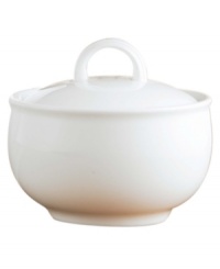 Fresh and understated, this collection features a pure white glaze and elegant modern lines that evoke winter's snow-capped slopes. The perfect clean slate for both formal or everyday settings. Fresh and understated, this collection features a pure white glaze and elegant modern lines that evoke winter's snow-capped slopes. The perfect clean slate for both formal or everyday settings.
