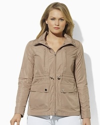 Rendered in sleek microfiber with utility details, the Kaila jacket is a lightweight layering essential. Rendered in sleek microfiber with utility details, the Kaila jacket is a lightweight layering essential.