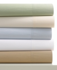 Renew your bed with cozy comfort. This comprehensive 300-thread count sheet set has everything you need for a basic bedding makeover, including two extra pillowcases. Renew your bed with cozy comfort. This comprehensive 300-thread count sheet set has everything you need for a basic bedding makeover, including two extra pillowcases.