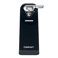 Style, convenience and power come together in this electric can opener. With chrome accents and elegant contours, it fits nicely with modern countertop appliances. The precision Power Cut® blade and strong magnetic lid holder are attached to the removable lever, which can be easily detached for quick cleanups. Style, convenience and power come together in this electric can opener. With chrome accents and elegant contours, it fits nicely with modern countertop appliances. The precision Power Cut® blade and strong magnetic lid holder are attached to the removable lever, which can be easily detached for quick cleanups.