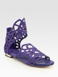 Geometric cutouts add flair to this comfortable essential in ultra-soft suede. Suede upperBack zipLeather lining and solePadded insoleImported Geometric cutouts add flair to this comfortable essential in ultra-soft suede. Suede upperBack zipLeather lining and solePadded insoleImported