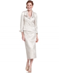 Le Suit takes your look to great lengths with this elegant suit, fit for a truly special occasion. Le Suit takes your look to great lengths with this elegant suit, fit for a truly special occasion.