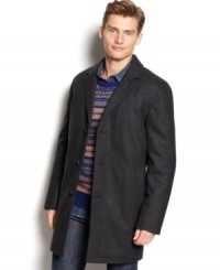 Classic 3/4 length coat by Levi's will keep you warm and your style sharp. Classic 3/4 length coat by Levi's will keep you warm and your style sharp.