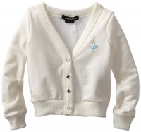 Baby Phat - Kids Girls 2-6X Cardigan With Lace Back, Cream, 3T Baby Phat - Kids Girls 2-6X Cardigan With Lace Back, Cream, 3T