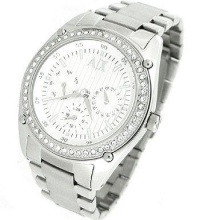 Armani Exchange Crystal Accents Silver Dial Women's watch #AX5030 Armani Exchange Crystal Accents Silver Dial Women's watch #AX5030
