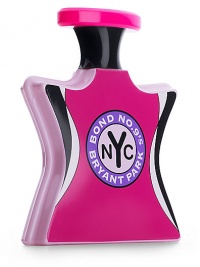 Bryant Park is the inspiration for Bond No. 9's 28th and most fashion-oriented eau de parfum: a rose-patchouli concoction with pink pepper added for dissonance. A feminine scent perfect for her. Top notes: Lily of the Valley, Rhubarb, Pink Pepper Heart notes: Rose, Patchouli Base notes: Raspberry, Amber Eau de parfum, 1.7 oz. Bryant Park is the inspiration for Bond No. 9's 28th and most fashion-oriented eau de parfum: a rose-patchouli concoction with pink pepper added for dissonance. A feminine scent perfect for her. Top notes: Lily of the Valley, Rhubarb, Pink Pepper Heart notes: Rose, Patchouli Base notes: Raspberry, Amber Eau de parfum, 1.7 oz.