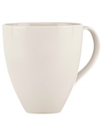 A modern balance. Create a sense of effortless urban luxury with the Matte & Shine mug, featuring a minimalist shape, tan glaze and tonal banding by Donna Karan Lenox. A modern balance. Create a sense of effortless urban luxury with the Matte & Shine mug, featuring a minimalist shape, tan glaze and tonal banding by Donna Karan Lenox.