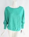 INC International Concepts Womens Petite Teal Kiss Boho Sweater PL