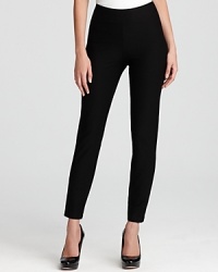 Eileen Fisher straight leg crepe pants are wide leg and pocket free for a clean fit. Covered elastic waistband and darts at sides and back. Stretch crepe for a comfortable fit and classic in style to pair with any top. Slips on over hips. Unlined. Eileen Fisher straight leg crepe pants are wide leg and pocket free for a clean fit. Covered elastic waistband and darts at sides and back. Stretch crepe for a comfortable fit and classic in style to pair with any top. Slips on over hips. Unlined.