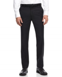 An extra slim fit gives these Bar III pants the ultimate power stance: ultra-modern and ready to make moves. An extra slim fit gives these Bar III pants the ultimate power stance: ultra-modern and ready to make moves.
