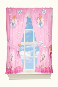 Disney Dainty Princess Microfiber Drapes, 82 by 63-Inch Disney Dainty Princess Microfiber Drapes, 82 by 63-Inch