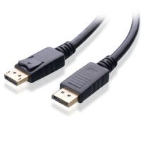 Cable Matters Premium DisplayPort Male to Male Cable in Black 6 ft Cable Matters Premium DisplayPort Male to Male Cable in Black 6 ft