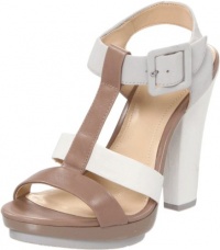 Calvin Klein Women's Bea Calf/Patent/Nubuck Sandal,Light Taupe/Antique White,8 M US Calvin Klein Women's Bea Calf/Patent/Nubuck Sandal,Light Taupe/Antique White,8 M US