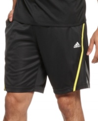 Extreme activity. Keep yourself comfortable no matter how much you're on the move with CLIMACOOL technology and these lightweight shorts from adidas. Extreme activity. Keep yourself comfortable no matter how much you're on the move with CLIMACOOL technology and these lightweight shorts from adidas.