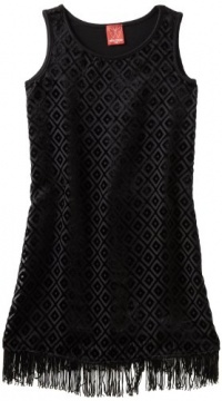 Ella Moss Girl Girls 7-16 Charlene Dress, Black, 7/8 Ella Moss Girl Girls 7-16 Charlene Dress, Black, 7/8