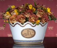 Mottahedeh Chinoise Blue Monteith Cachepot 10.5 In Mottahedeh Chinoise Blue Monteith Cachepot 10.5 In