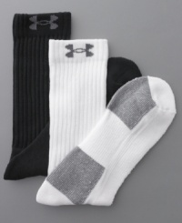 Refill your drawer with these athletic socks from Under Armour. Refill your drawer with these athletic socks from Under Armour.