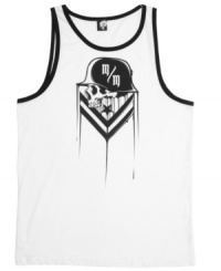 Pledge your allegiance to the streetwise cool of this sleeveless tank from Metal Mulisha.
