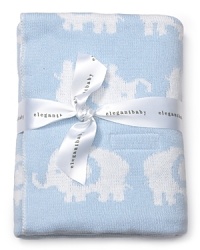 Wrap that special bundle of joy in a blanket as warm and soft as your favorite knit sweater. This functional, multi-purpose blanket has an elephant print on both sides in reversible colors and is excellent as nursing cover or in the stroller. Wrap that special bundle of joy in a blanket as warm and soft as your favorite knit sweater. This functional, multi-purpose blanket has an elephant print on both sides in reversible colors and is excellent as nursing cover or in the stroller.