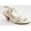 Giani Bernini Agata Open Toe Wedge Sandals Shoes White Womens