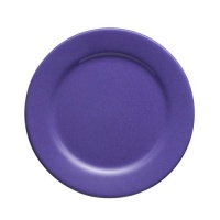 Waechtersbach Effect Glaze Blueberry Rimmed Dinner Plates, Set of 4 Waechtersbach Effect Glaze Blueberry Rimmed Dinner Plates, Set of 4