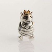 925 Sterling Silver with 14k Gold Plated European Style Vermeil Queen Bee Charms/beads for Pandora, Biagi, Chamilia, Troll and More Bracelets 925 Sterling Silver with 14k Gold Plated European Style Vermeil Queen Bee Charms/beads for Pandora, Biagi, Chamilia, Troll and More Bracelets