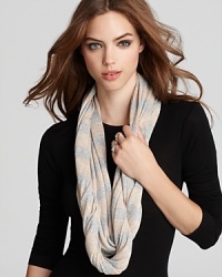 Rugby-inspired stripes and dash of metallic shimmer enliven this Splendid scarf--the perfect finishing touch that pulls it all together. Rugby-inspired stripes and dash of metallic shimmer enliven this Splendid scarf--the perfect finishing touch that pulls it all together.