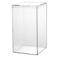 Containables 4 x 4 x 7-1/4 Plastic Container with Removable Lid Containables 4 x 4 x 7-1/4 Plastic Container with Removable Lid