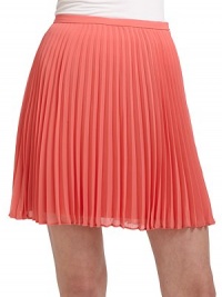 THE LOOKThin banded waistPleated silhouetteSide zip closureTHE FITAbout 18 longTHE MATERIALPolyesterFully linedCARE & ORIGINDry cleanImportedModel shown is 5'10 (177cm) wearing US size 4. THE LOOKThin banded waistPleated silhouetteSide zip closureTHE FITAbout 18 longTHE MATERIALPolyesterFully linedCARE & ORIGINDry cleanImportedModel shown is 5'10 (177cm) wearing US size 4.