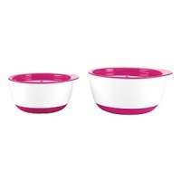 Make feeding time efficient with these cute OXO bowls. Store up to 7 and 12 ounces of prepared solids in the two different sizes. And you can feed your youngster right out of the dish because they're microwave safe, too. Make feeding time efficient with these cute OXO bowls. Store up to 7 and 12 ounces of prepared solids in the two different sizes. And you can feed your youngster right out of the dish because they're microwave safe, too.