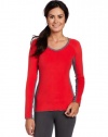 Cuddl Duds Women's Color Blocked V-Neck Sweater