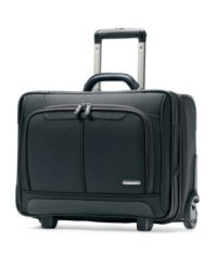Your plus one! Make the trip a success with a distinguished boarding bag that knows (and conquers) business matters, giving you easy access to all of your business must-haves. Clean, modern lines mix with traditional styling to bring a lasting rugged durability to each and every trip. 10-year warranty. Your plus one! Make the trip a success with a distinguished boarding bag that knows (and conquers) business matters, giving you easy access to all of your business must-haves. Clean, modern lines mix with traditional styling to bring a lasting rugged durability to each and every trip. 10-year warranty.