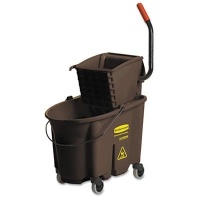 Rubbermaid Commercial FG758088 Yellow 35 Quart Bucket/Wringer Combo Pack Rubbermaid Commercial FG758088 Yellow 35 Quart Bucket/Wringer Combo Pack