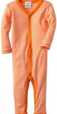 Splendid Littles Unisex-Baby  Always Mini Striped Long Piece Romper, Poppy, 12-18 Months